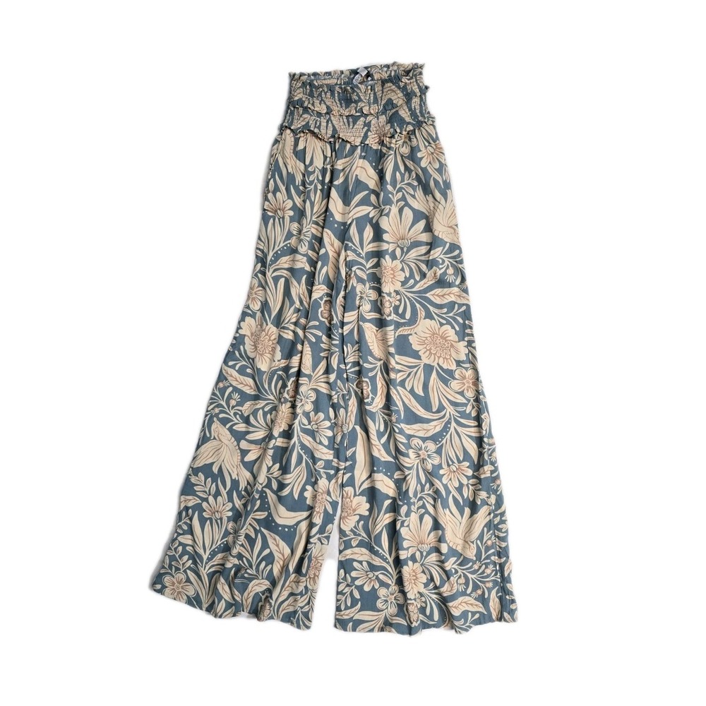 patrons of peace pants Wide Leg XS Floral Smocked